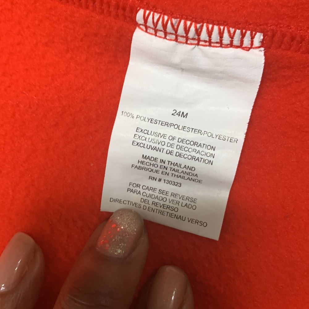 SOLD - Red Girls 24m Jacket - Picture 3 of 5